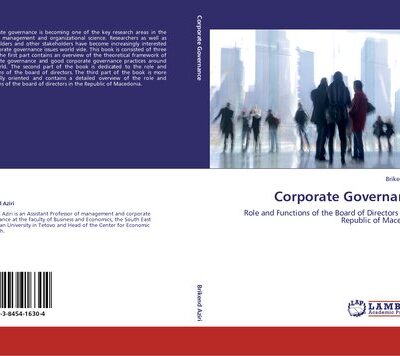 خرید و دانلود نسخه کامل کتاب Corporate governance: Role and functions of the board of directors in the Republic of Macedonia