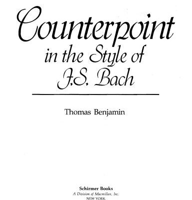 خرید و دانلود نسخه کامل کتاب Counterpoint in the Style of J.S. Bach