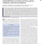 خرید و دانلود نسخه کامل کتاب Coupling biogeochemical cycles in urban environments: ecosystem services, green solutions, and misconceptions