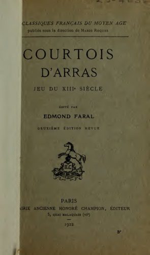 خرید و دانلود نسخه کامل کتاب Courtois d’Arras, jeu du XIIIe siècle_68e1d600a2a49.jpeg خرید و دانلود نسخه کامل کتاب Courtois d’Arras, jeu du XIIIe siècle