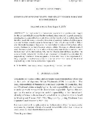 خرید و دانلود نسخه کامل کتاب CR – The Stakeholder Paradox