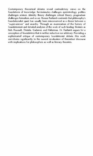 خرید و دانلود نسخه کامل کتاب Critical Conditions: Postmodernity and the Question of Foundations_68ec129665aa7.jpeg خرید و دانلود نسخه کامل کتاب Critical Conditions: Postmodernity and the Question of Foundations