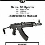 خرید و دانلود نسخه کامل کتاب CSA VZ-58 Sporter Instruction Manual