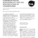 خرید و دانلود نسخه کامل کتاب CSR and Identification of Stakeholders