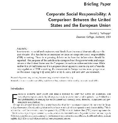 خرید و دانلود نسخه کامل کتاب CSR-USA vs EU