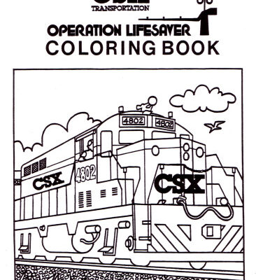 خرید و دانلود نسخه کامل کتاب CSX Transportation – Operation Lifesaver Coloring Book