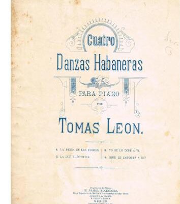 خرید و دانلود نسخه کامل کتاب Cuatro danzas habaneras para piano