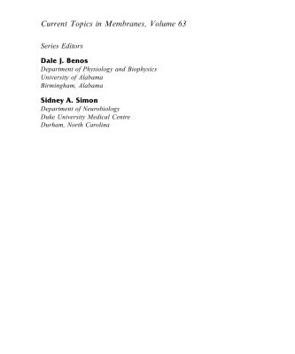 خرید و دانلود نسخه کامل کتاب Current Topics in Membranes, Volume 63