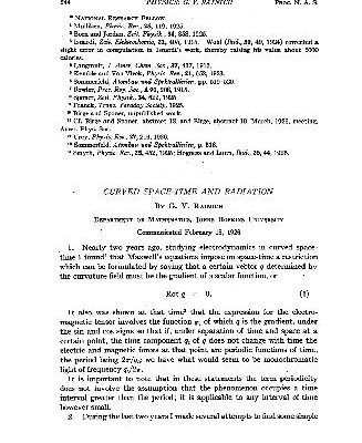 خرید و دانلود نسخه کامل کتاب Curved Space-Time and Radiation