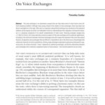 خرید و دانلود نسخه کامل کتاب Cutle, Timothy: On Voice Exchange