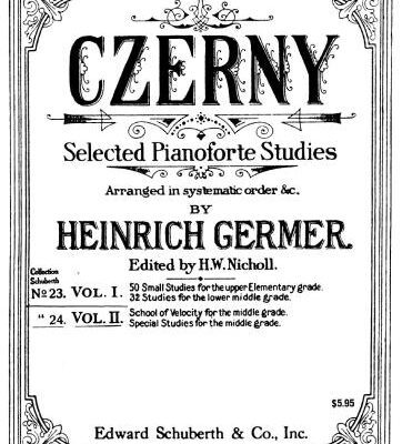 خرید و دانلود نسخه کامل کتاب Czerny Selected Pianoforte Studies