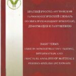 خرید و دانلود نسخه کامل کتاب Краткий русско-английский терминологический словарь по неразрушающему контролю, деформации и разрушению материалов