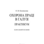 خرید و دانلود نسخه کامل کتاب Охорона праці в галузі. Практикум