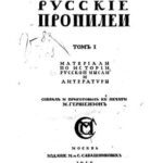 خرید و دانلود نسخه کامل کتاب Русскіе Пропилеи. Матеріалы по исторіи русской мысли и литературы. Том I. II, IV