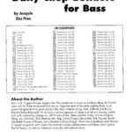 خرید و دانلود نسخه کامل کتاب Daily Chop-Builders for Bass: Bass/Technique