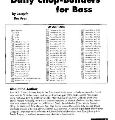 خرید و دانلود نسخه کامل کتاب Daily Chop-Builders for Bass: Bass/Technique