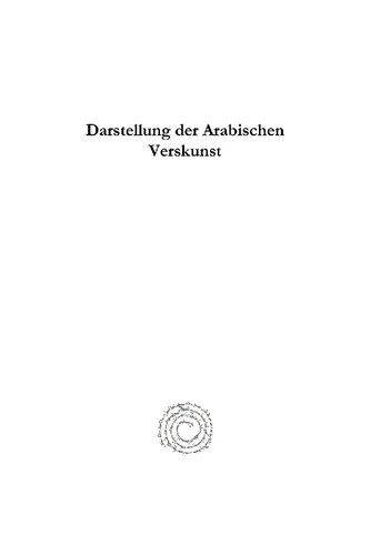 خرید و دانلود نسخه کامل کتاب Darstellung der Arabischen Verskunst_68eccdff76902.jpeg خرید و دانلود نسخه کامل کتاب Darstellung der Arabischen Verskunst