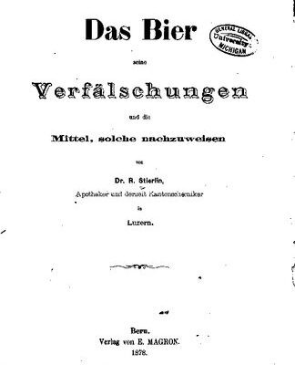 خرید و دانلود نسخه کامل کتاب Das Bier, seine Verfälschungen und die Mittel, solche nachzuweisen