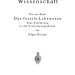 خرید و دانلود نسخه کامل کتاب Das fossile Lebewesen: Eine Einführung in die Versteinerungskunde