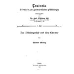 خرید و دانلود نسخه کامل کتاب Das Nibelungenlied und seine Literatur