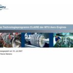 خرید و دانلود نسخه کامل کتاب Das Technologieprogramm CLAIRE der MTU Aero Engines