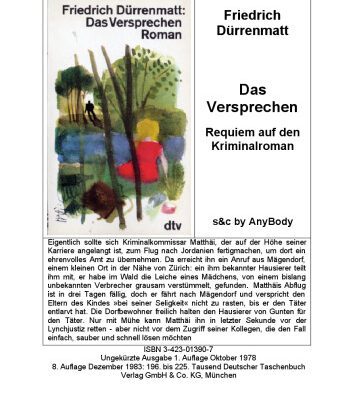 خرید و دانلود نسخه کامل کتاب Das Versprechen. Requiem auf den Kriminalroman