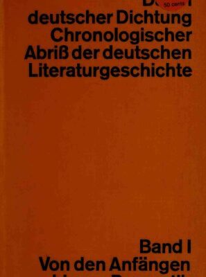 خرید و دانلود نسخه کامل کتاب Daten deutscher Dichtung. Chronologischer Abriß der deutschen Literaturgeschichte