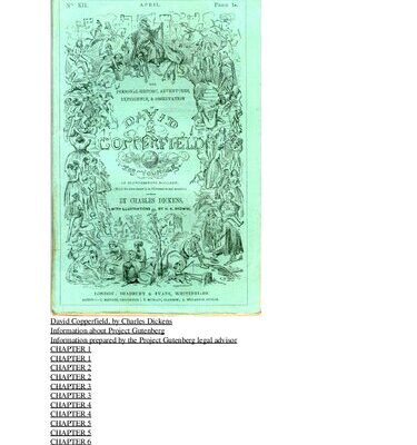 خرید و دانلود نسخه کامل کتاب David Copperfield