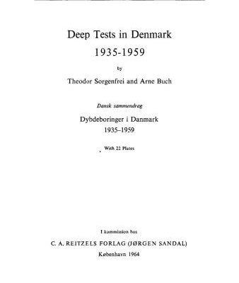 خرید و دانلود نسخه کامل کتاب Deep Tests in Denmark 1935–1959