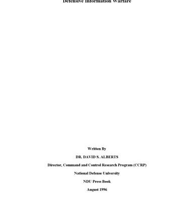 خرید و دانلود نسخه کامل کتاب Defensive Information Warfare