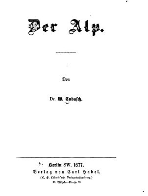 خرید و دانلود نسخه کامل کتاب Der Alp