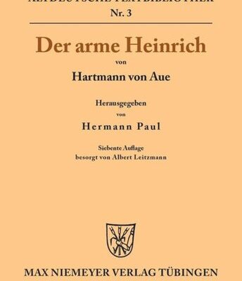 خرید و دانلود نسخه کامل کتاب Der arme Heinrich