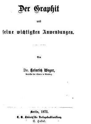 خرید و دانلود نسخه کامل کتاب Der Graphit und seine wichtigsten Anwendungen