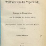 خرید و دانلود نسخه کامل کتاب Der Humor Walthers von der Vogelweide