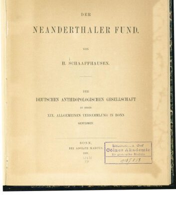 خرید و دانلود نسخه کامل کتاب Der Neanderthaler [Neandertaler] Fund