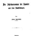 خرید و دانلود نسخه کامل کتاب Der Schelmenroman der Spanier und seine Nachbildungen