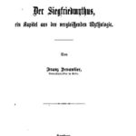خرید و دانلود نسخه کامل کتاب Der Siegfriedmythus, ein Kapitel aus der vergleichenden Mythologie