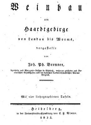 خرید و دانلود نسخه کامل کتاب Der Weinbau am Haardtgebirge von Landau bis Worms