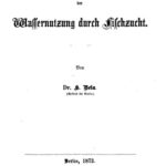 خرید و دانلود نسخه کامل کتاب Der wirthschaftliche Werth [wirtschaftliche Wert] der Waſſernutzung durch Fiſchzucht