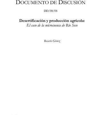 خرید و دانلود نسخه کامل کتاب Desertificación y producción agrícola: El caso de la microcuenca de Río Seco (Perú)