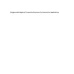 خرید و دانلود نسخه کامل کتاب Design and Analysis of Composite Structures for Automotive Applications
