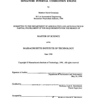 خرید و دانلود نسخه کامل کتاب Design and construction of a miniature internal combustion engine