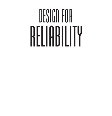 خرید و دانلود نسخه کامل کتاب Design for Reliability