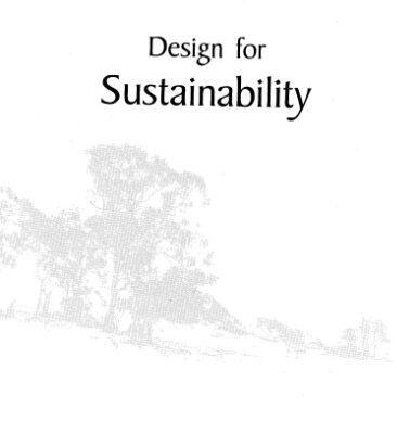 خرید و دانلود نسخه کامل کتاب Design for Sustainability: A Sourcebook of Integrated, Eco-logical Solutions