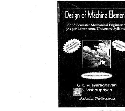 خرید و دانلود نسخه کامل کتاب Design of Machine Elements