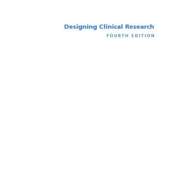 خرید و دانلود نسخه کامل کتاب Designing clinical research