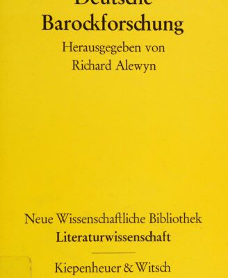خرید و دانلود نسخه کامل کتاب Deutsche Barockforschung : Dokumentation einer Epoche