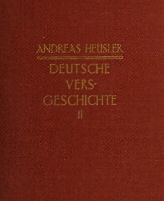 خرید و دانلود نسخه کامل کتاب Deutsche Versgeschichte mit Einschluss des altenglischen und altnordischen Stabreimverses. Band 2