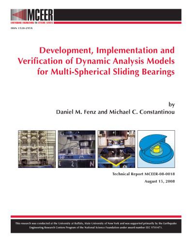 خرید و دانلود نسخه کامل کتاب Development, implementation and verification of dynamic analysis models for multi-spherical sliding bearings_68f807324b1e3.jpeg خرید و دانلود نسخه کامل کتاب Development, implementation and verification of dynamic analysis models for multi-spherical sliding bearings