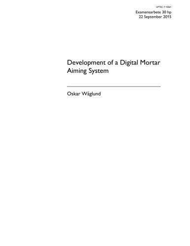 خرید و دانلود نسخه کامل کتاب Development of a Digital Mortar Aiming System_68f159a50e09a.jpeg خرید و دانلود نسخه کامل کتاب Development of a Digital Mortar Aiming System